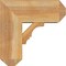 Ekena Millwork Balboa Craftsman Rough Sawn Bracket w/ Offset Brace, Western Red Cedar, 8"W x 18"D x 18"H BKT0806X18X18BOA04RWR - alternate 4